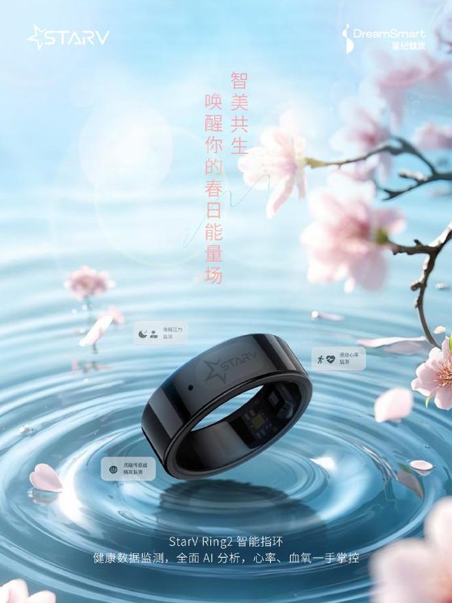 血糖刺客退退退！星紀魅族智能指環(huán) StarV Ring2守護健康(圖1)